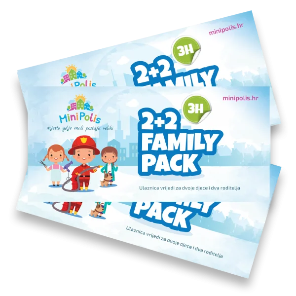 Family pack (2+2) - 3h